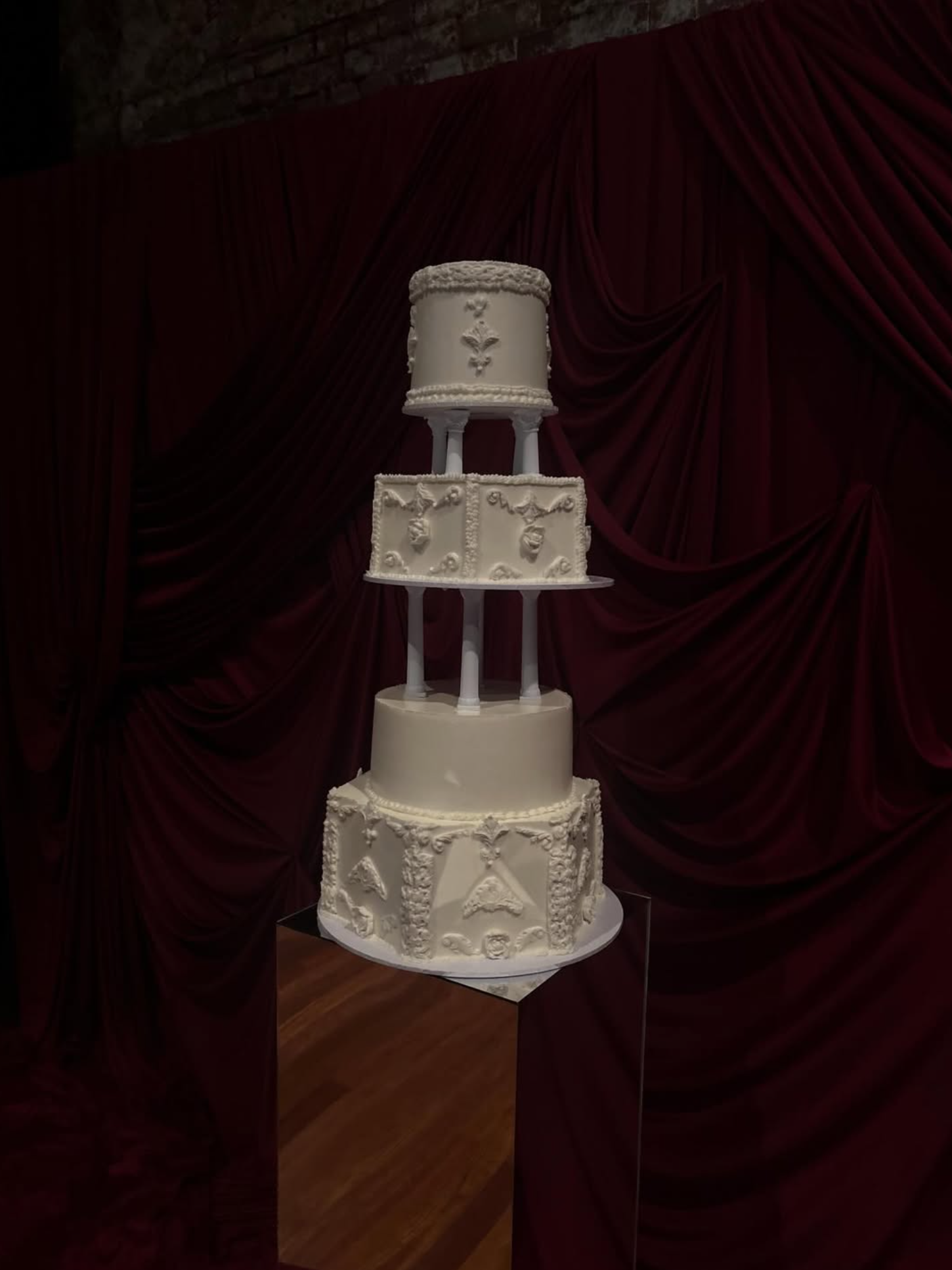 Custom floral buttercream celebration cake by Mimo Desserts, Sydney