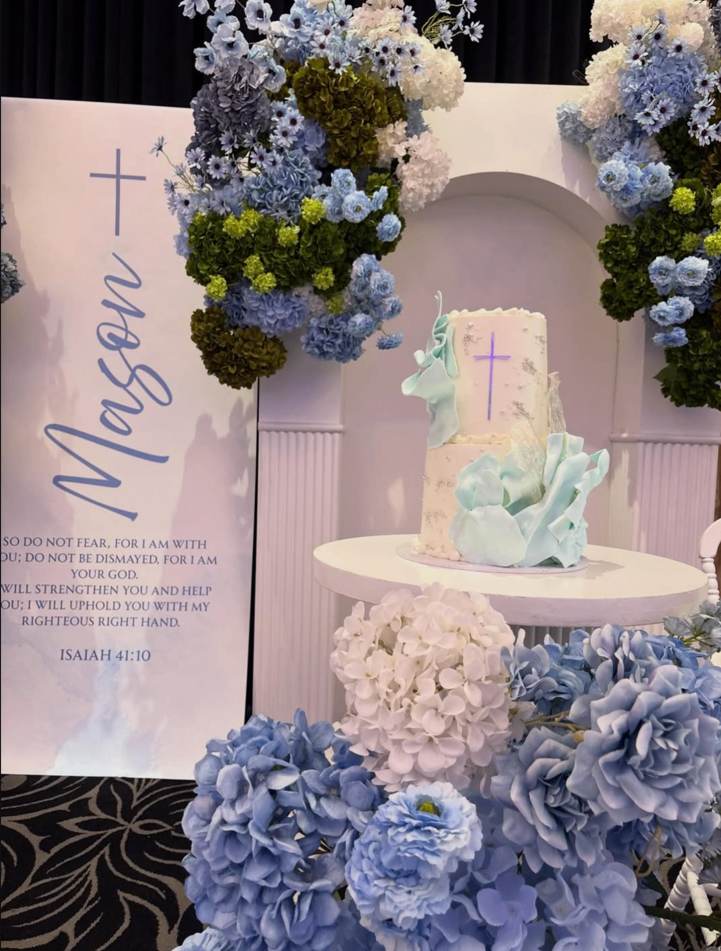 Custom pastel birthday cake by Mimo Desserts, Sydney
